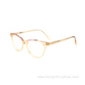 Italian Acetate Optical Square Men Frame Eyewear Glasses